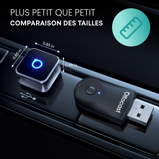 Ottocast Mini 3.0 + Adaptateur Mini CarPlay sans fil