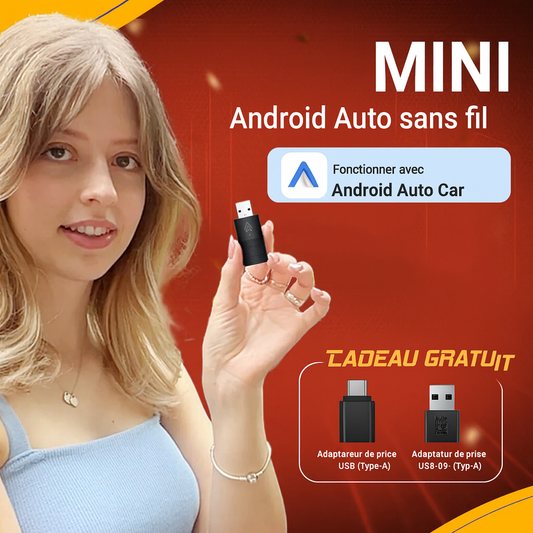 Adaptateur Mini CarPlay sans fil/Android Auto